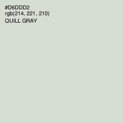 #D6DDD2 - Quill Gray Color Image